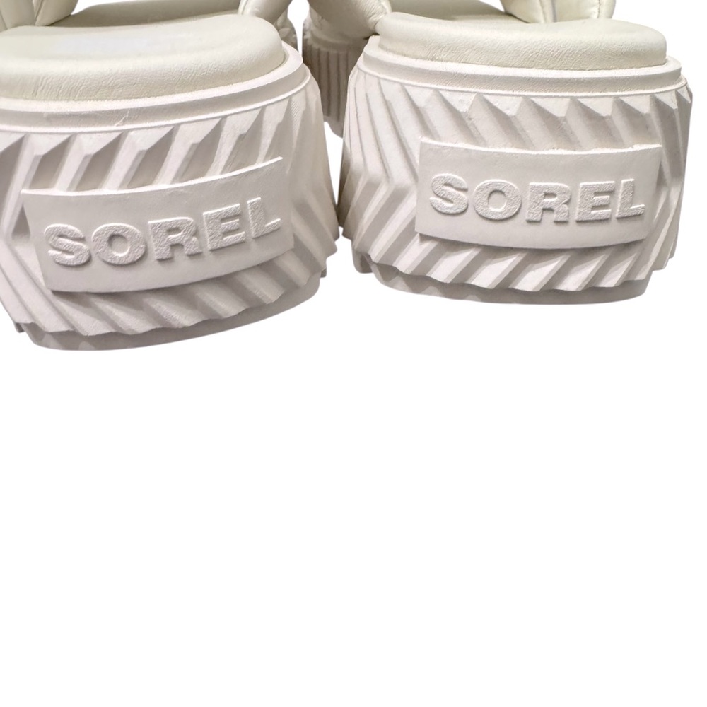 NEW SOREL women's ona streetworks slide sandals in chalk Sz‎ 8.5 - Picture 8 of 12